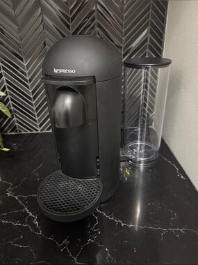 Nespresso Black Capsule Coffee Maker - Sleek Matte Finish